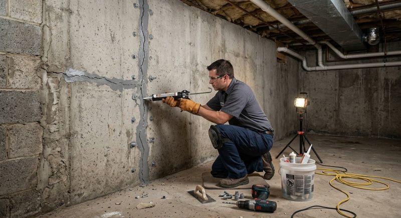 Basement Crack Repair in Santa Clara County, CA