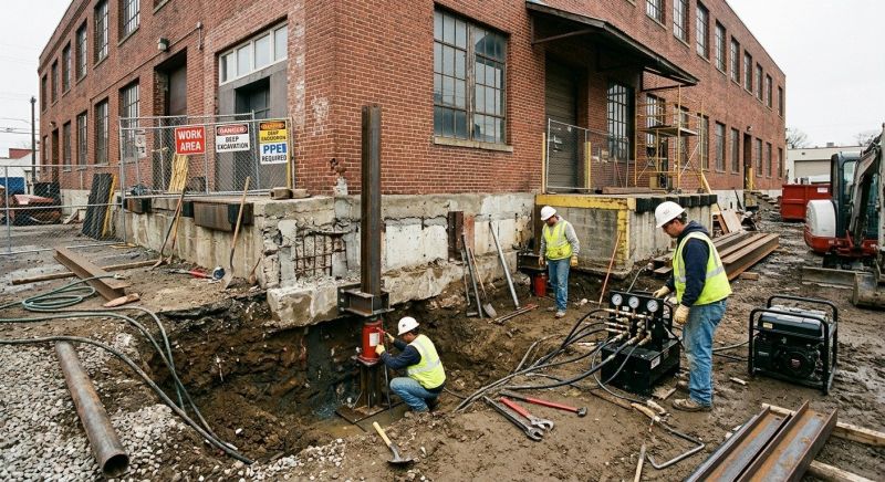 Building Foundation Repair in Menlo Park, CA