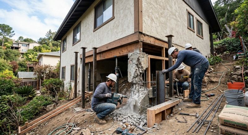 Concrete Foundation Repair in Los Altos, CA