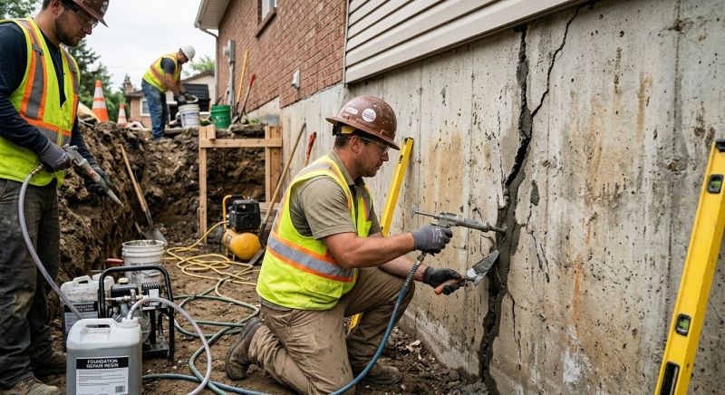 Cracked Foundation Repair in Half Moon Bay, CA