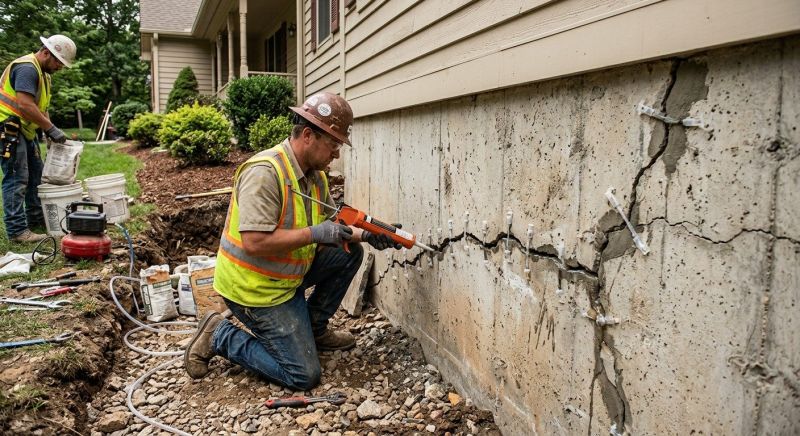 Cracked Foundation Repair in Newark, CA