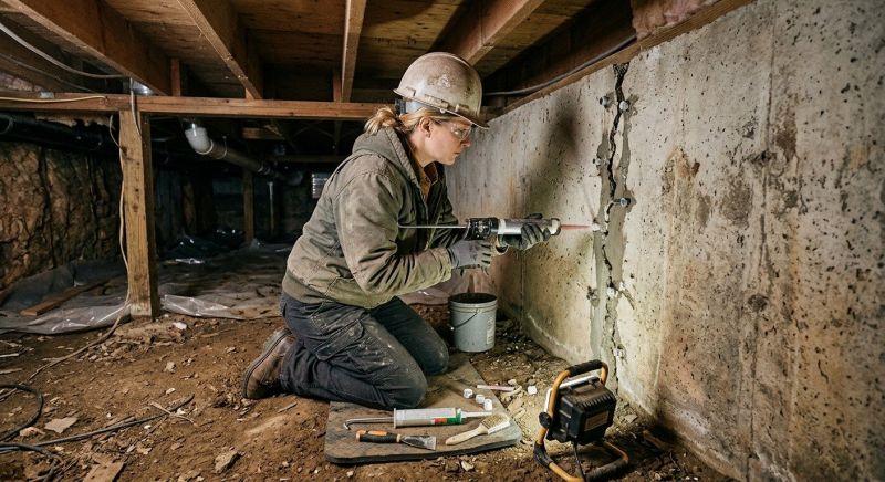 Crawlspace Foundation Repair in Pleasanton, CA