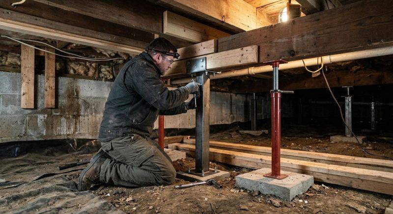 Crawlspace Structural Repair in Santa Clara County, CA