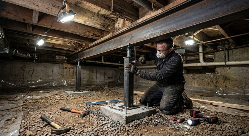 Crawlspace Structural Repair in Santa Clara County, CA