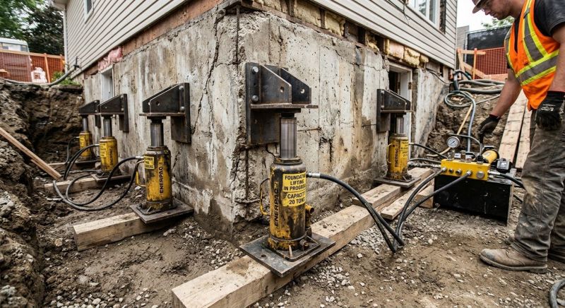 Foundation Jacking in Belmont, CA