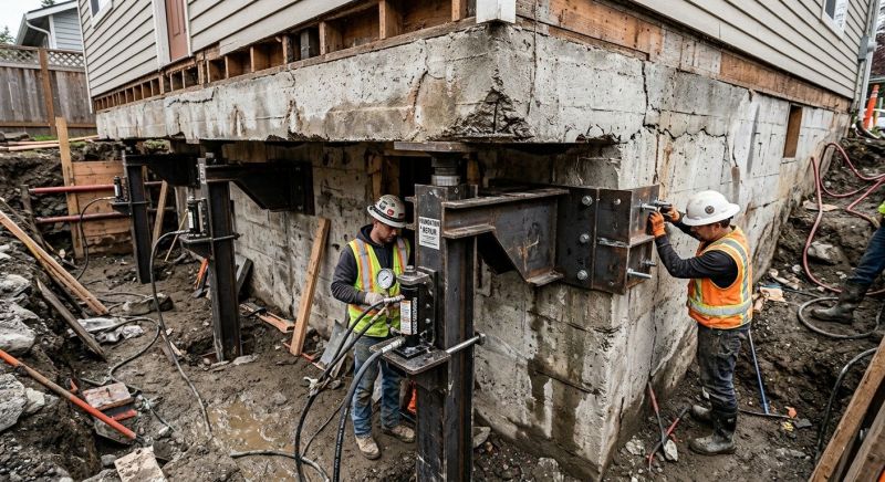 Foundation Lifting in Pleasanton, CA
