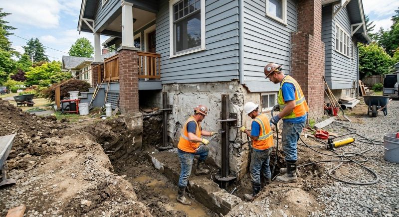 Foundation Stabilizing in Dublin, CA