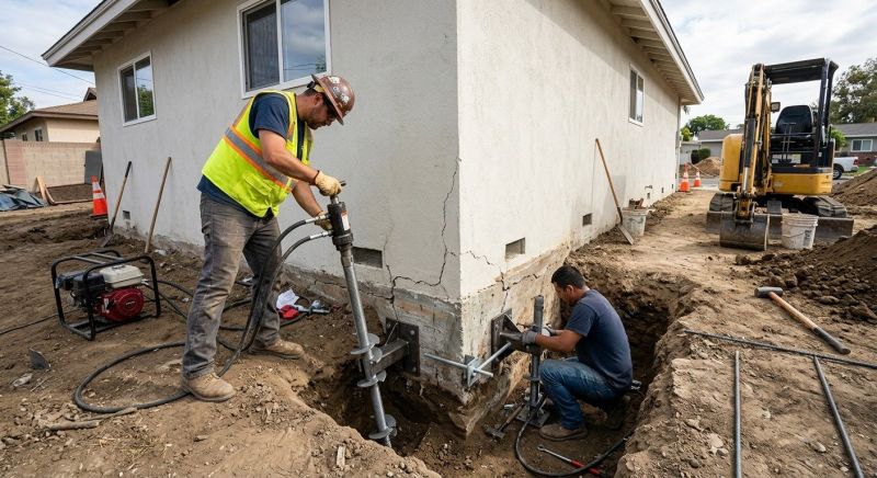 Foundation Stabilizing in Sunnyvale, CA