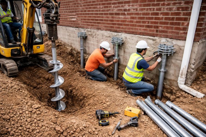 Helical Piers Installation in Santa Clara County, CA