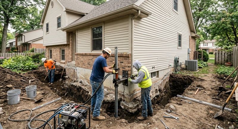 House Foundation Repair in Menlo Park, CA