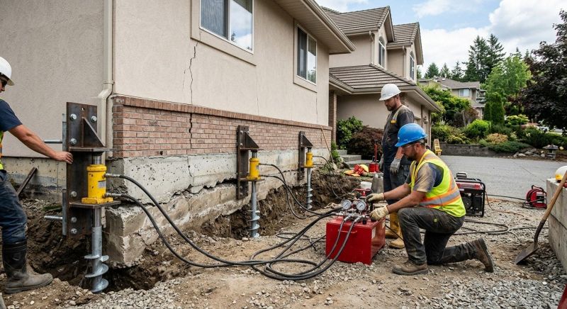 Sinking Foundation Lifting in Santa Clara County, CA