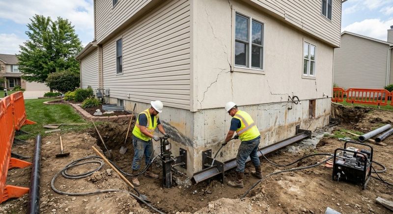 Sinking Foundation Repair in Fremont, CA