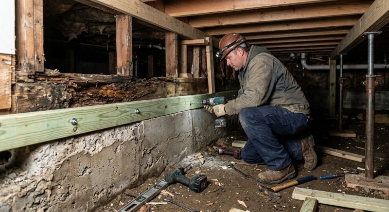 Sinking Foundation Repair in Half Moon Bay, CA