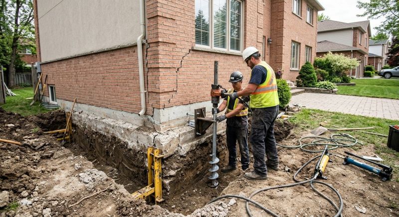 Sinking Foundation Repair in Mountain View, CA
