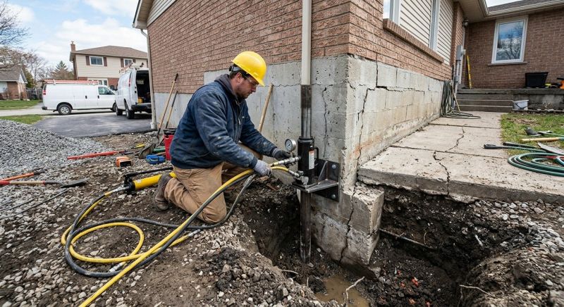 Sinking Foundation Repair in Scotts Valley, CA
